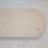 Italian Coffee Table in Travertine, 1980s