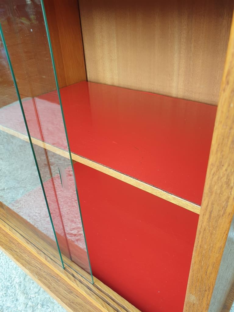 Sideboard 1960 diamond marquetry and showcase 180x45