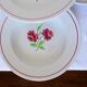 4 assiettes creuses K et G Luneville modèle Rose Mai 2106201