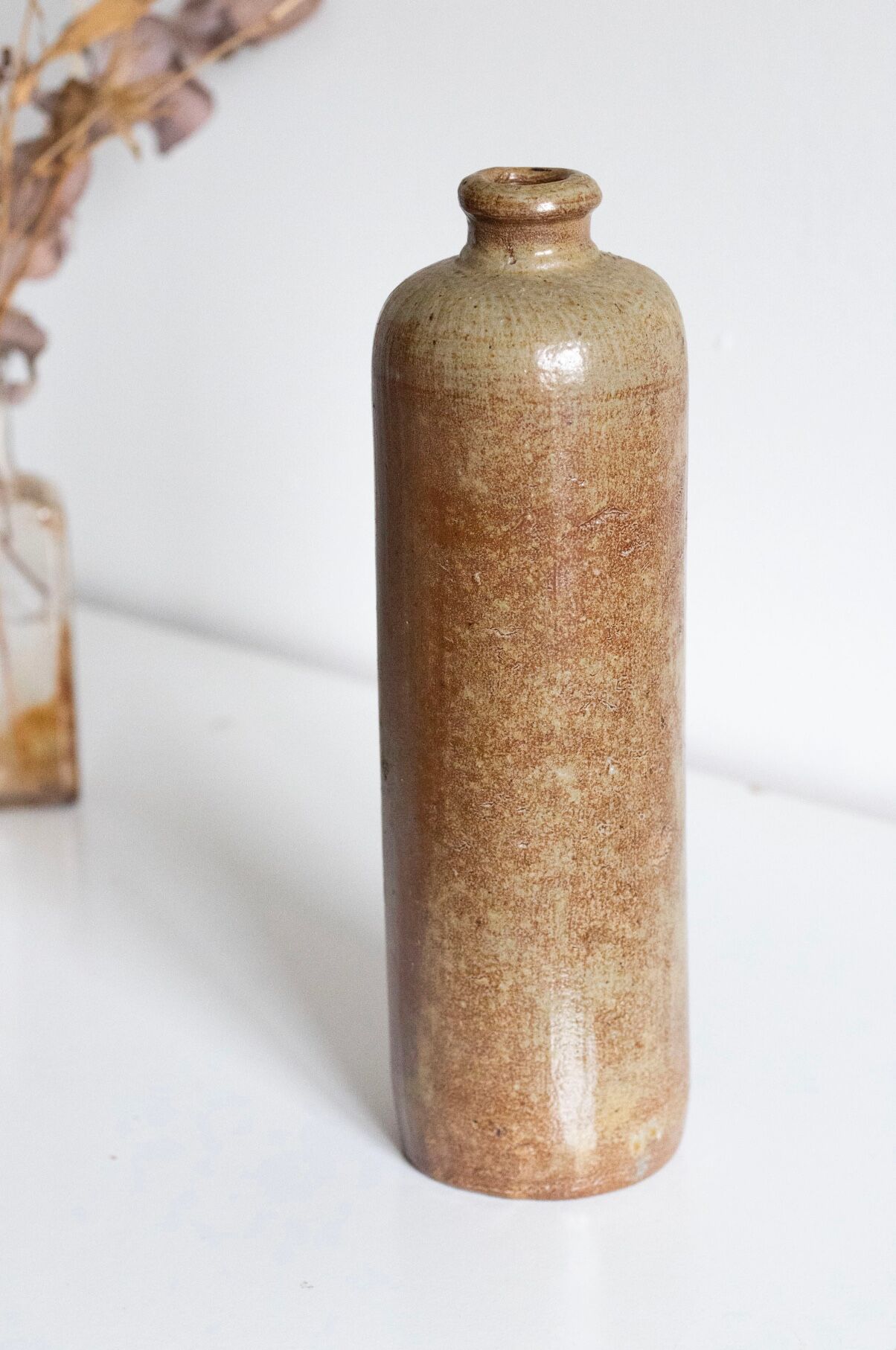 Old stoneware bottle