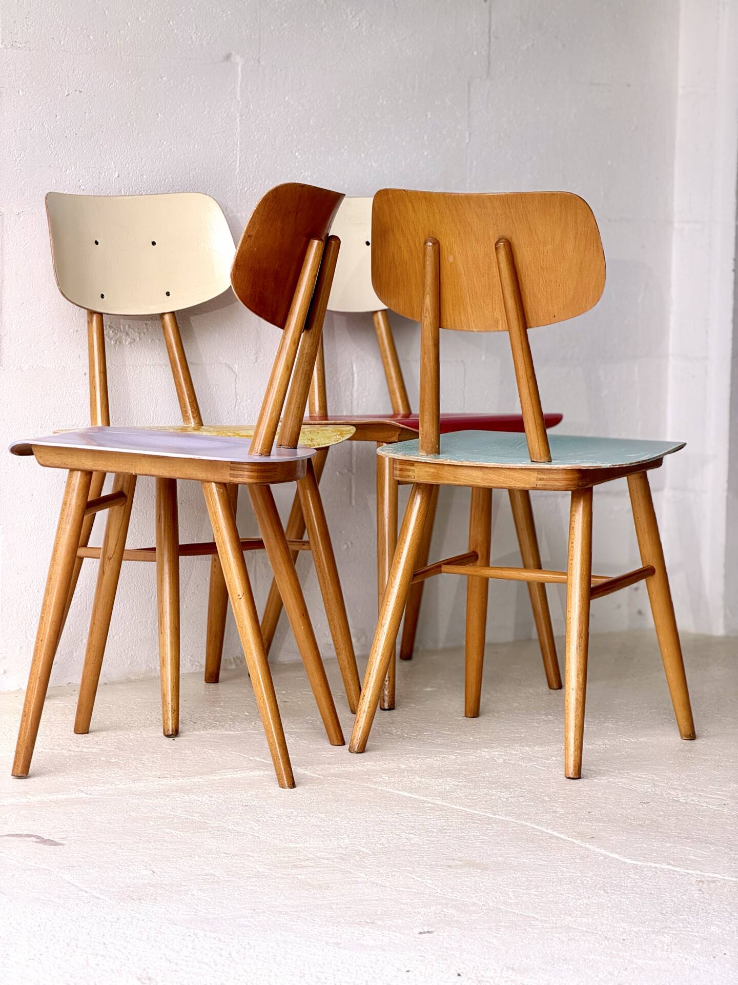 Chaises Bistro TON, années 1960