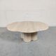 Table basse en travertin "nuage" , années 80