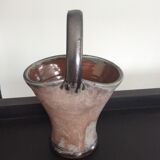 Signed vintage ceramic bouquet vase