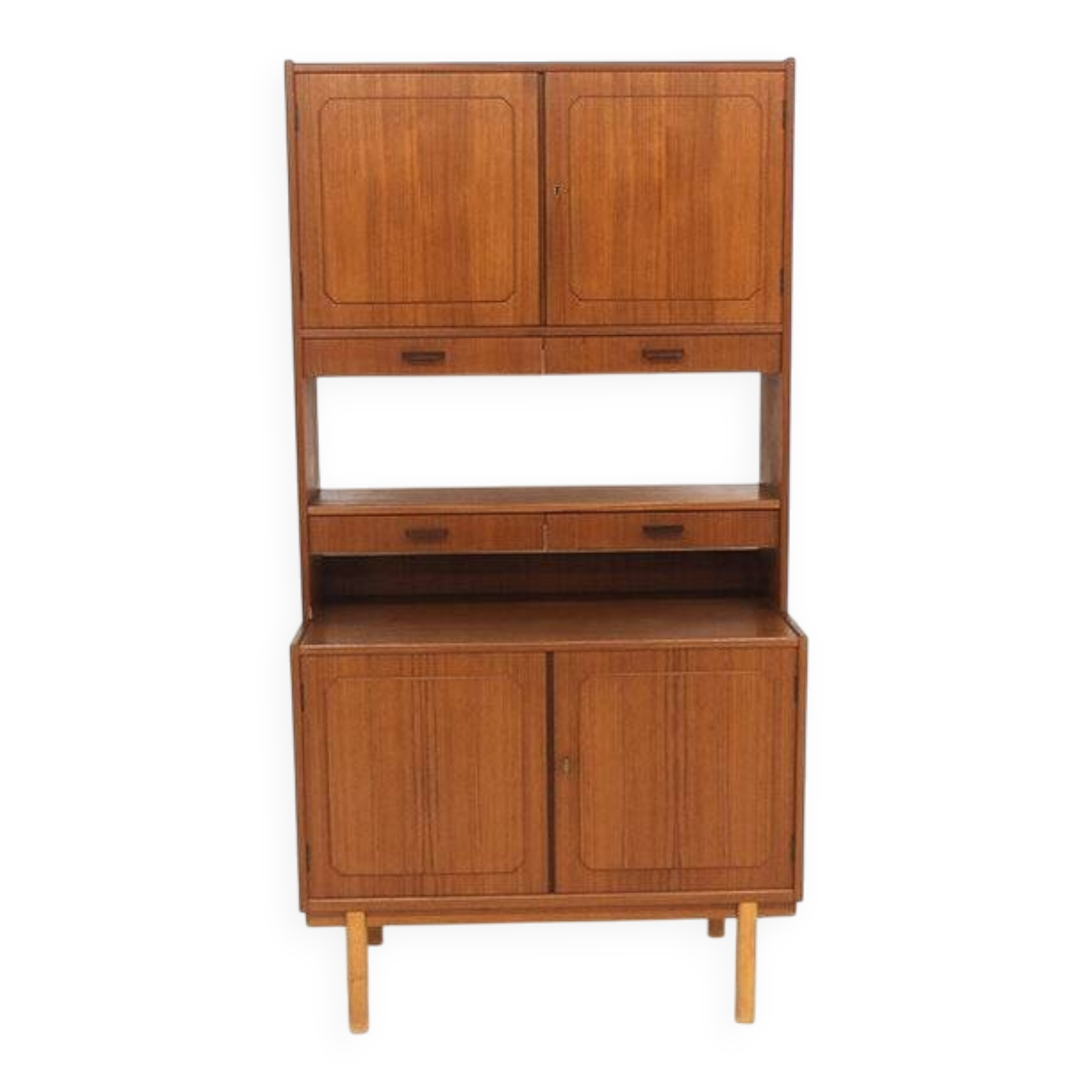 Scandinavian teak bookcase, Sweden, 1960