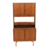 Scandinavian teak bookcase, Sweden, 1960