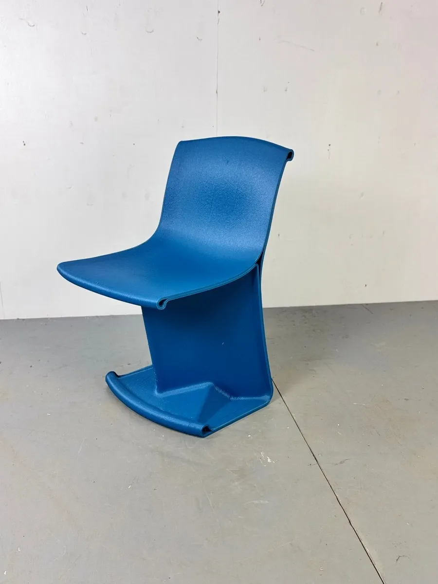 Modernist futuristic endless 3D-printed chair attributed to Dirk Vander Kooij, 2000s