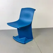 Chaise moderne futuriste infinie imprimée en 3D attribuée à Dirk Vander Kooij, années 2000.