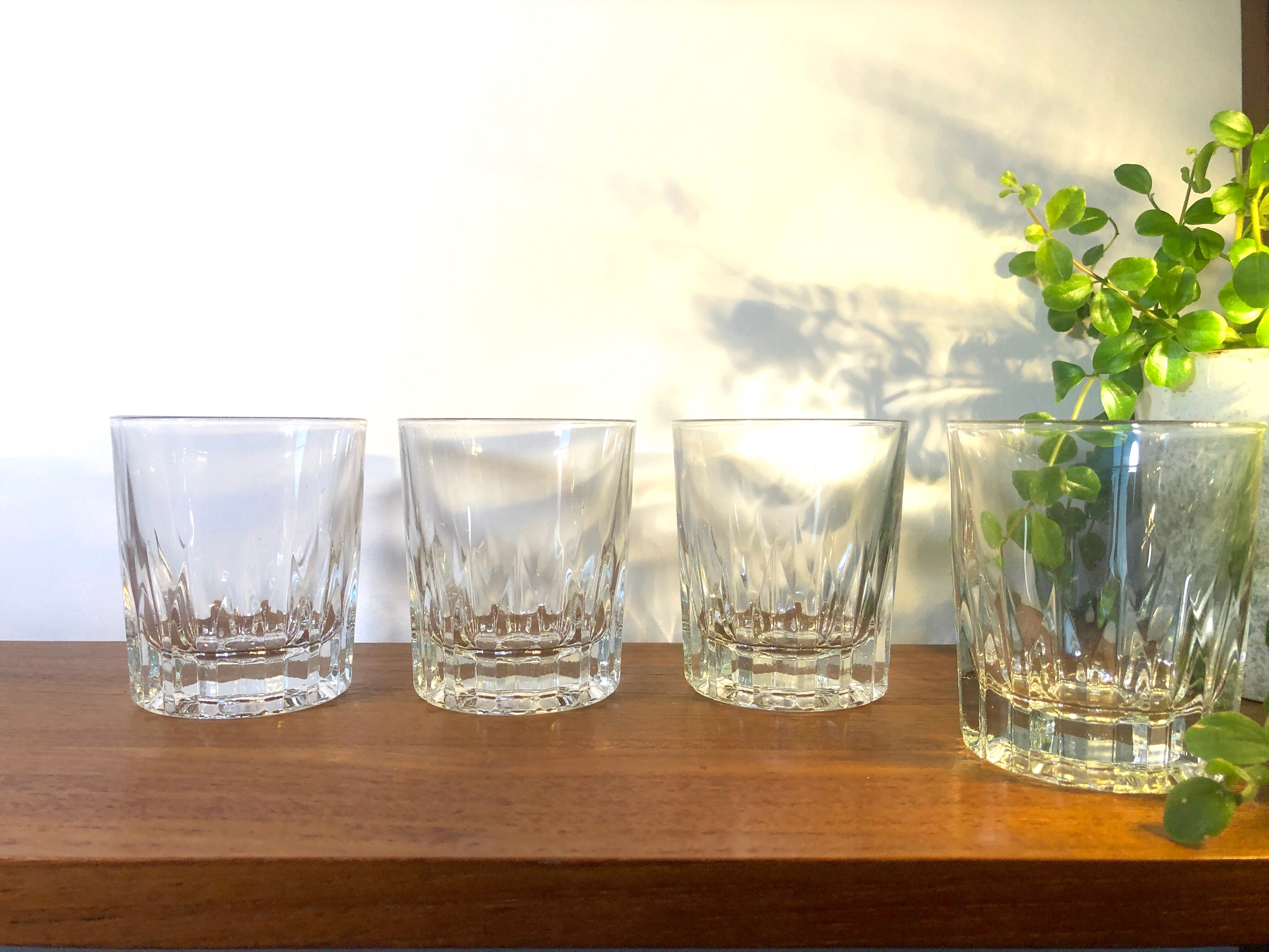 Wiskey glasses 1980s