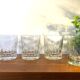 Wiskey glasses 1980s