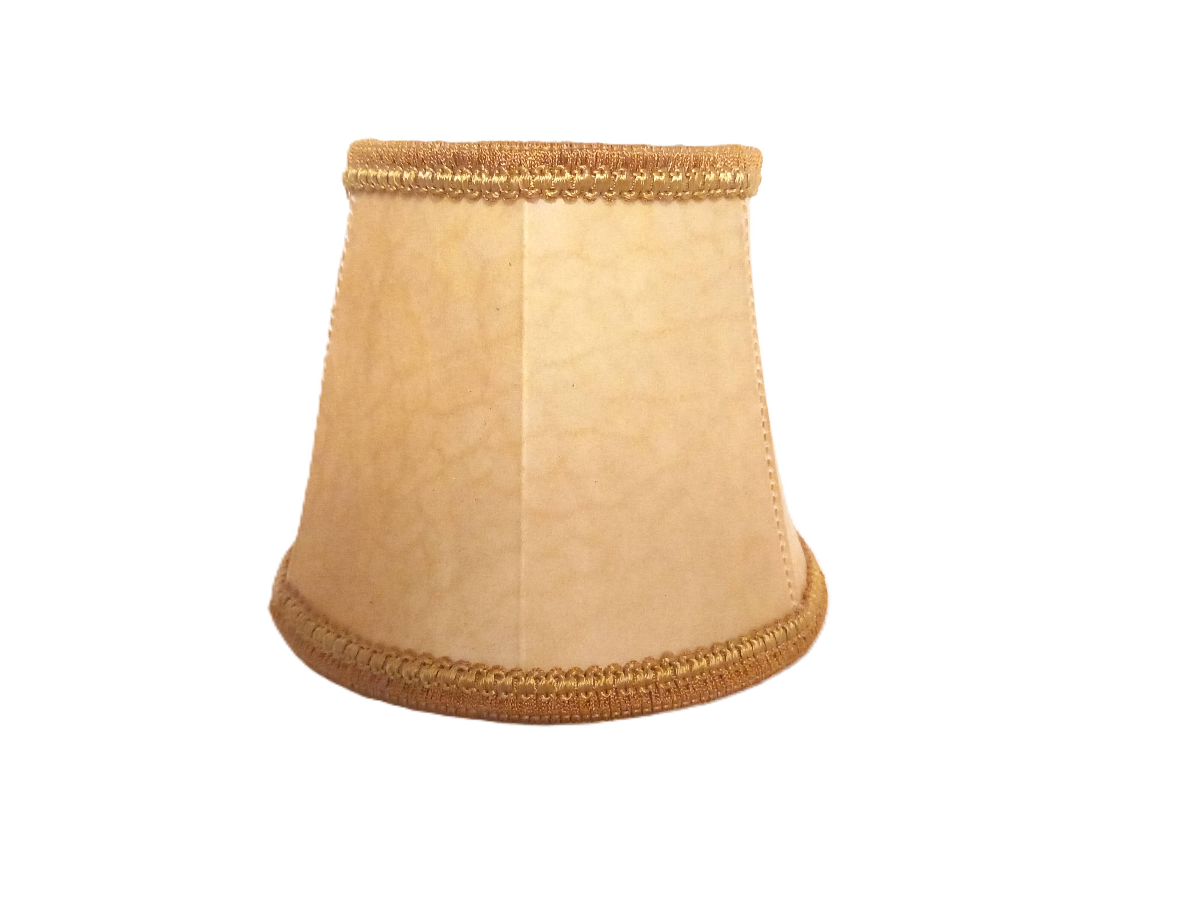 Antique lampshade in stretched parchment