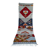 Contemporary Kilim Rug - Taznakht Kilim runner - runner - Unique runner rug - Berber rug