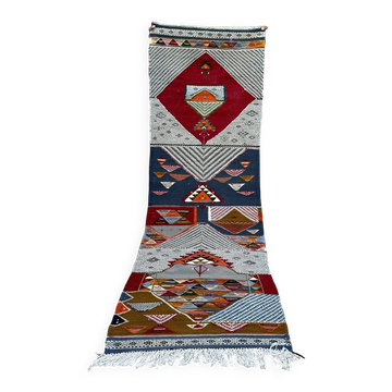 Contemporary Kilim Rug - Taznakht Kilim runner - runner - Unique runner rug - Berber rug