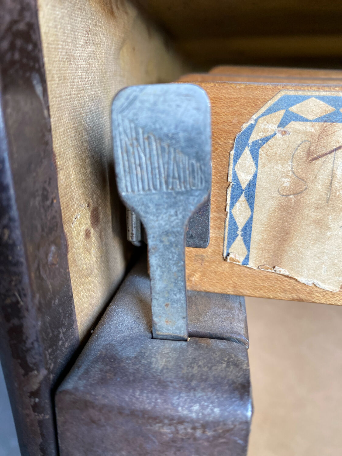 Grande malle belle époque de paquebot voyage