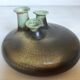 Two-tone ceramic vase flower pick