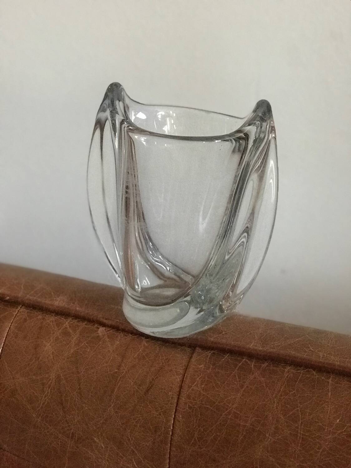 Art Deco style crystal vase
