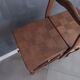 Travailleuse sur pied ancienne en bois