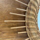 Rattan sun mirror