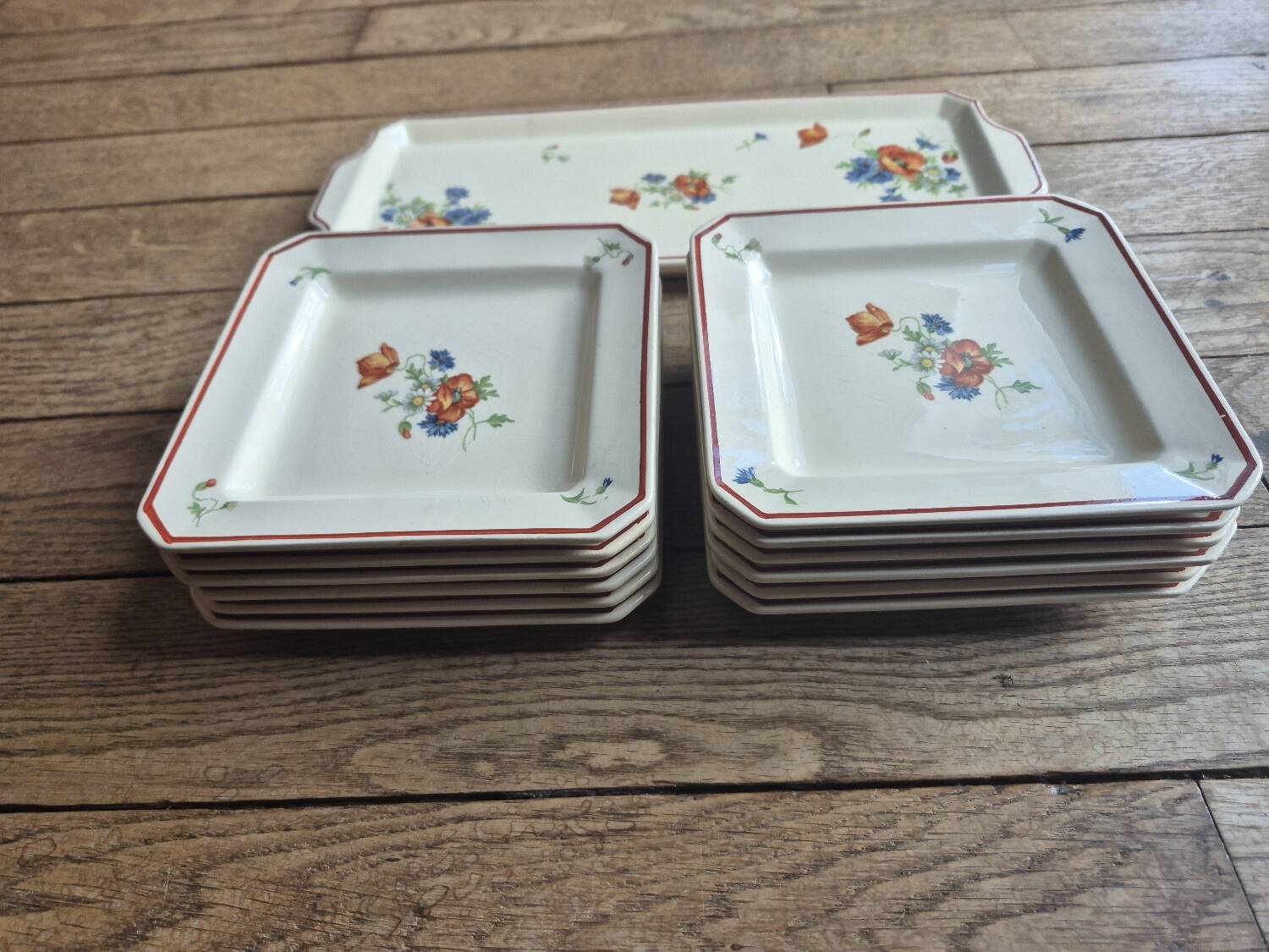 Charbonnier de Salins dessert service