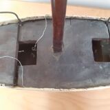 Model of sailboat 3 masts navigable bois blanc