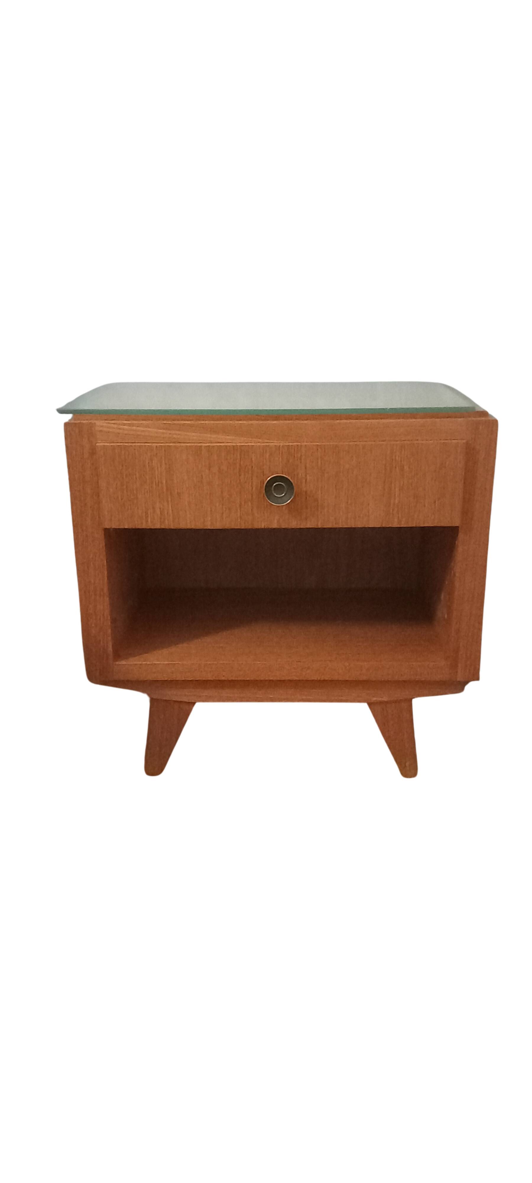 Rosewood bedside tables