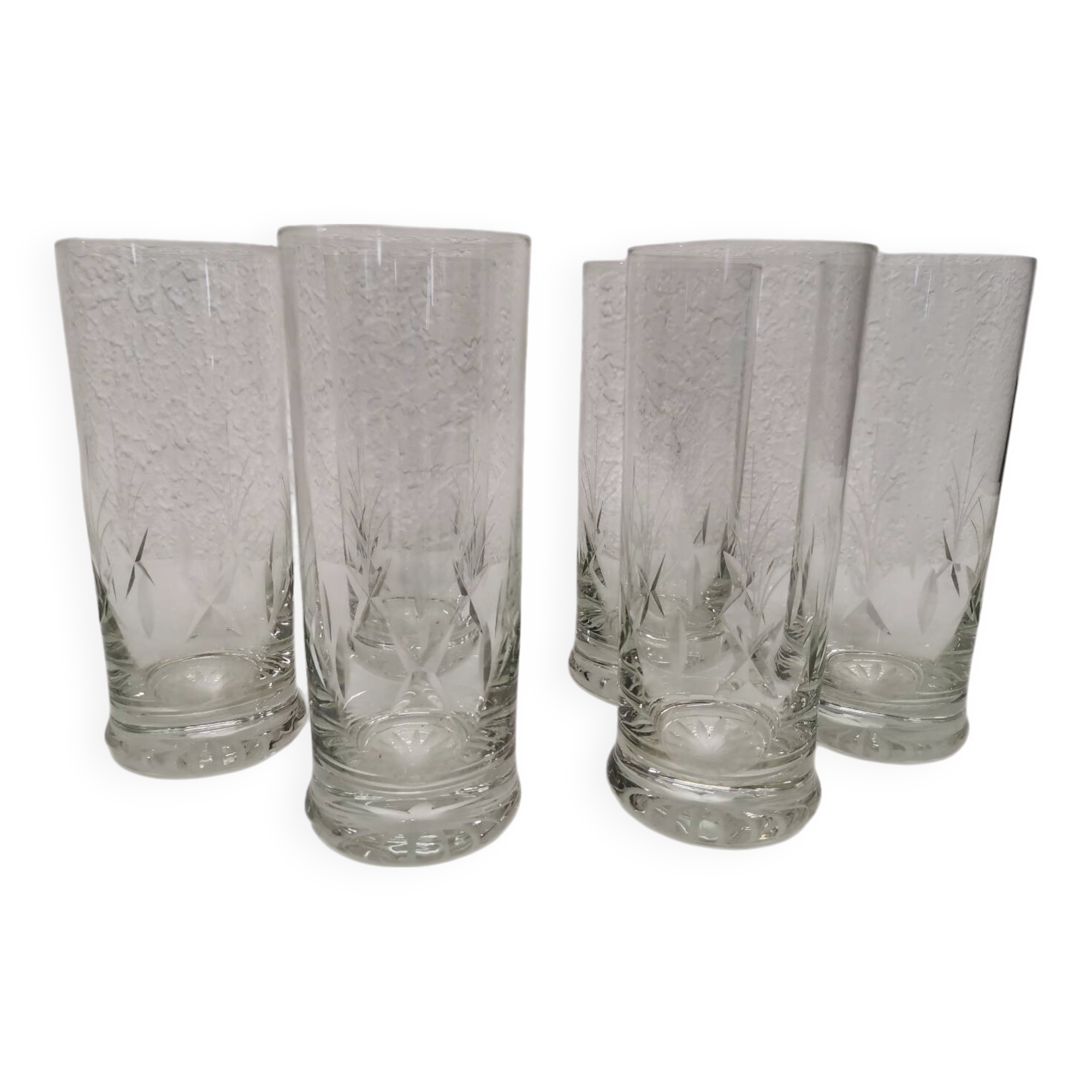 Large crystal glasses