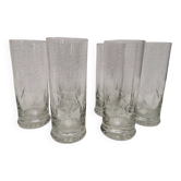 Grands verres en cristal
