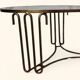 Table Rognon en Métal Doré DLG de Jean Royère
