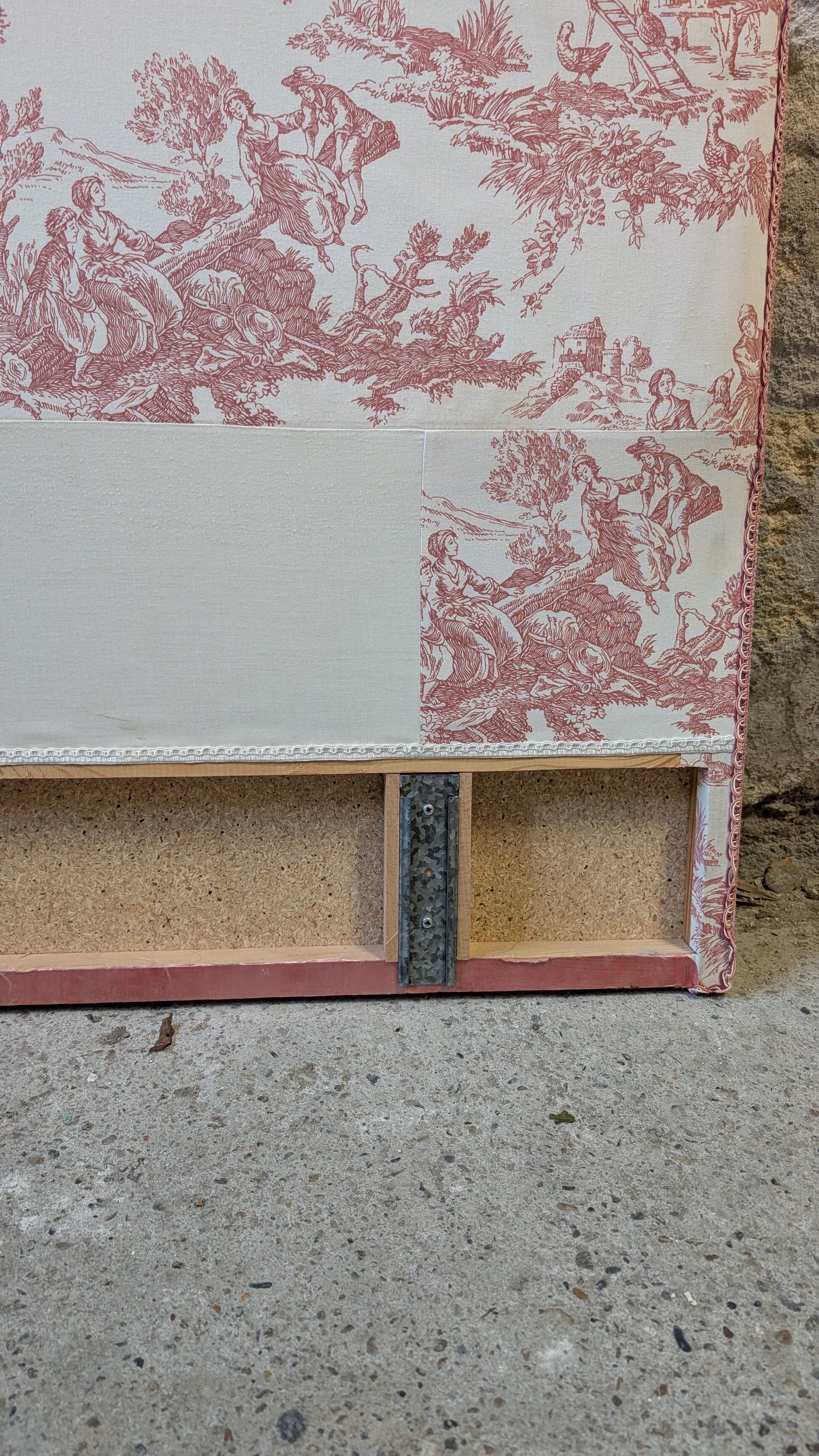 Headboard in toile de Jouy