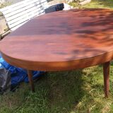 Vintage Danish Rosewood Extendable Dining Table