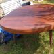 Table de salle à manger extensible en palissandre vintage danoise