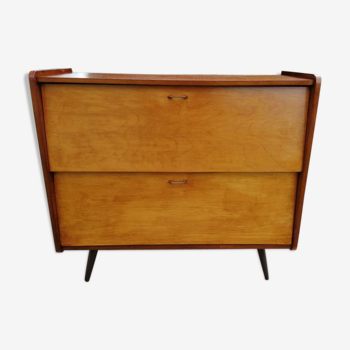 Shoe chest of drawers, 1960/70s