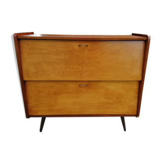 Shoe chest of drawers, 1960/70s
