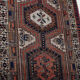 Tapis vintage à franges afshar 106x231cm