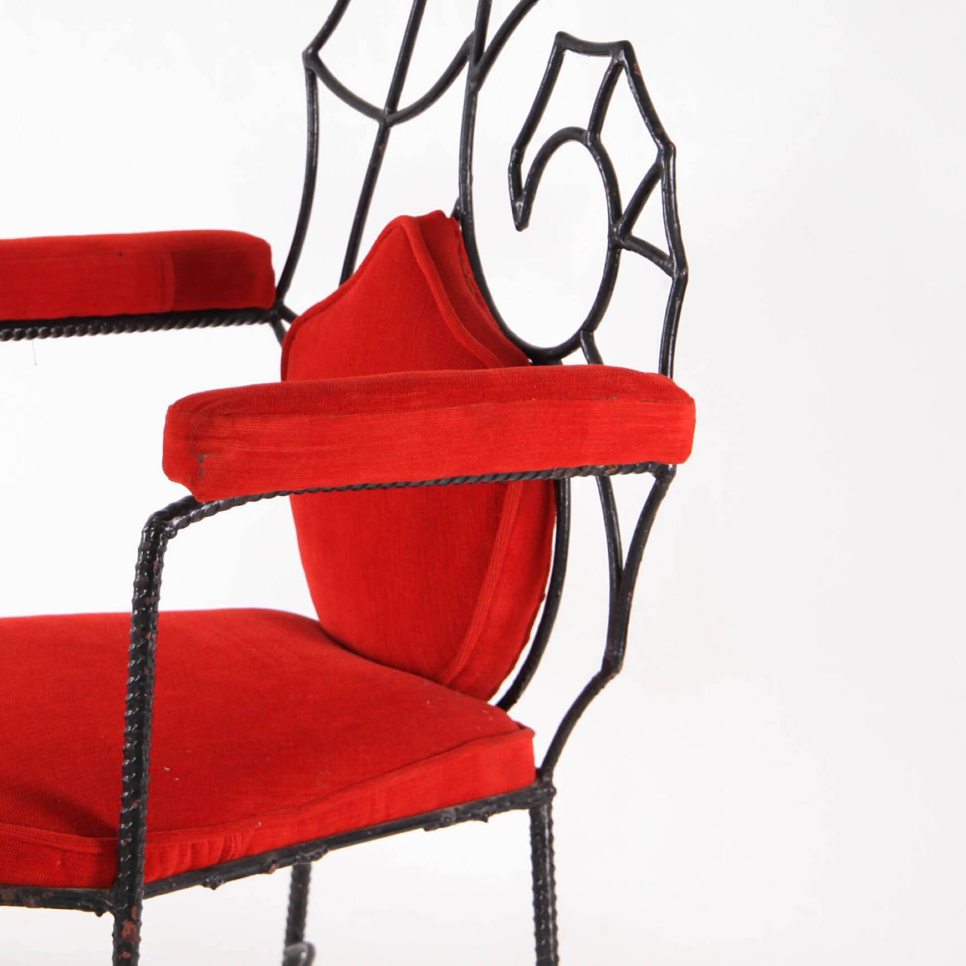 Fauteuil en fer « hippocampe »