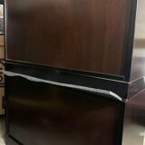 Pair of chests of drawers abbondinterni mahogany almost black.