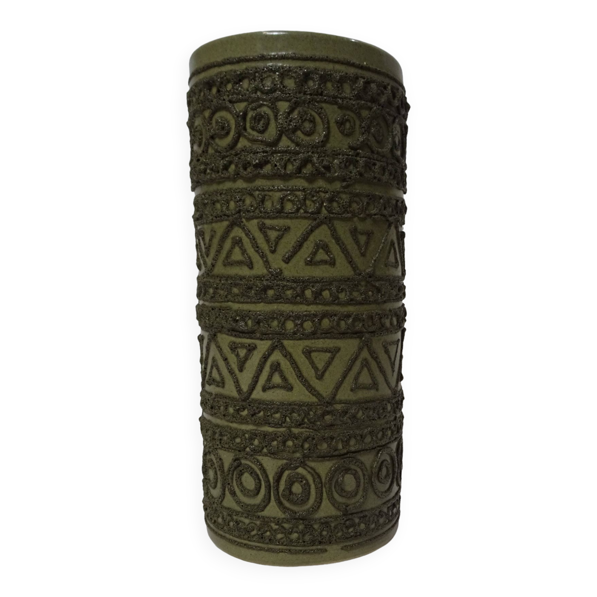 Vase vintage années 70' vert