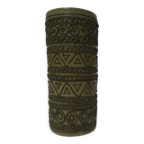 Vintage 70's green vase