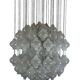 1960s 197070s Tulip Chandelier by J.T. Kalmar for Kalmar Austria
