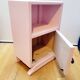 Petit chevet art déco rose