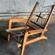 Airborne FS105 oak and fabric armchair by Pierre Guariche - 1950s