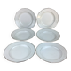 6 Deep Plates Porcelain Limoges France