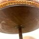 Antique adjustable piano stool in turned wood