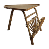 Rattan magazine door table