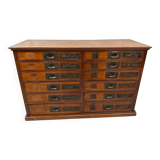 Meuble de mercerie 1900