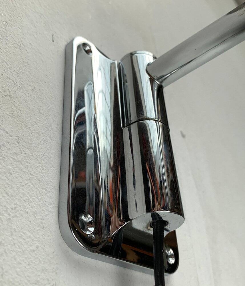 Vintage Space Age Wall Lamp Haloprofil by V. Frauenknecht for Swisslamps International, 1970s