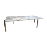 Marble coffee table with gold base
