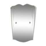 Bevelled and chiseled Venetian mirror  - 54x35cm