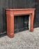 Louis XVI style fireplace in antique red marble, France, circa 1880