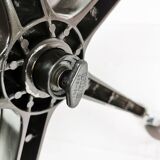 Leather desk chair, Vitra, designed by Wolfgang Mueller, 1970s.