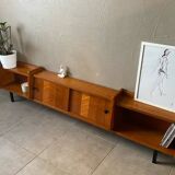 Vintage wooden sideboard from the 60s (shallow)